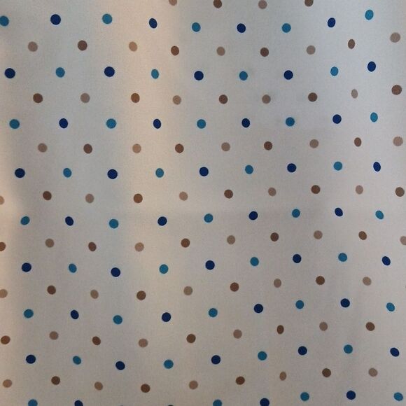 Biwisy white swim trunks swimming suit with tan blue polka dots Sz XL NWT - Picture 2 of 6